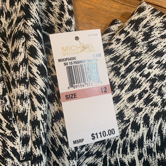 Michael Kors / animal print pant / 12 - Picture 2 of 5